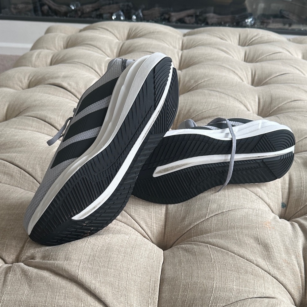 adidas Gray and Black Athletic Shoes - Picture 7 of 7